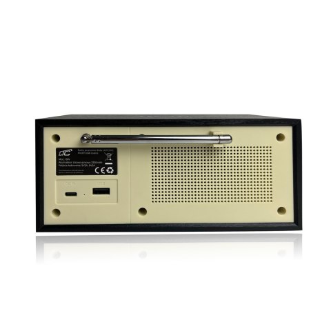 LTC przenośne radio BRDA, Bluetooth, FM, USB, 2200mAh, 10W ładowanie indukcyjne, czarno-złote LTC przenośne radio BRDA, Bluetooth, FM, USB, 2200mAh, 10W ładowanie indukcyjne, czarno-złote