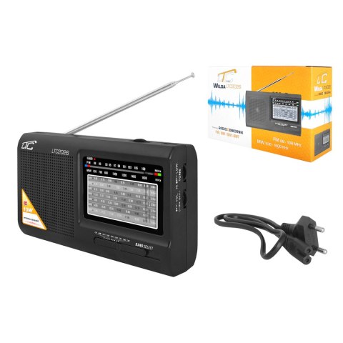 LTC przenośne radio WILGA, czarne LTC przenośne radio WILGA, czarne