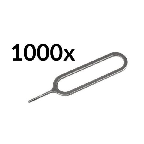 Zestaw 1000 szt klucz do tacki na kartę sim iPhone iPad Zestaw 1000 szt klucz do tacki na kartę sim iPhone iPad