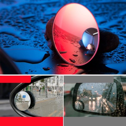 Baseus Full-view Blind-spot Mirror 2x dodatkowe samochodowe lusterko boczne wypukłe martwe pole punkt czarny (ACMDJ-01) Baseus Full-view Blind-spot Mirror 2x dodatkowe samochodowe lusterko boczne wypukłe martwe pole punkt czarny (ACMDJ-01)