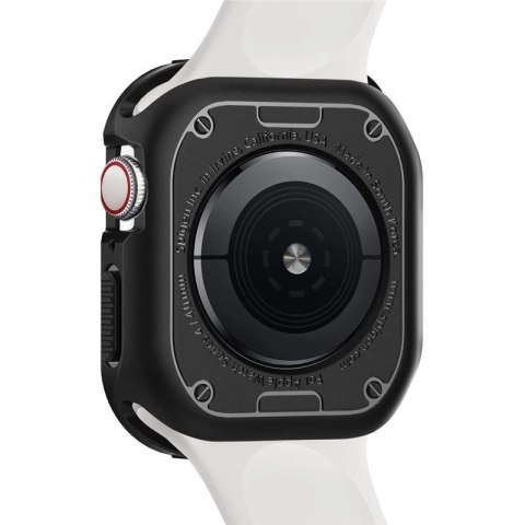 Etui Spigen Rugged Armor na Apple Watch 4 / 5 / 6 / 7 / 8 / SE (44/45 mm) - czarne