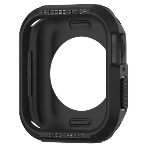 Etui Spigen Rugged Armor na Apple Watch 4 / 5 / 6 / 7 / 8 / SE (44/45 mm) - czarne