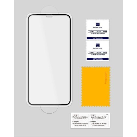 Szkło hartowane Spigen Glass FC na iPhone 11 / XR - czarne Szkło hartowane Spigen Glass FC na iPhone 11 / XR - czarne