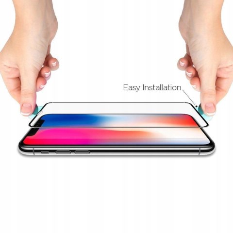 Szkło hartowane Spigen Glass FC na iPhone 11 / XR - czarne Szkło hartowane Spigen Glass FC na iPhone 11 / XR - czarne