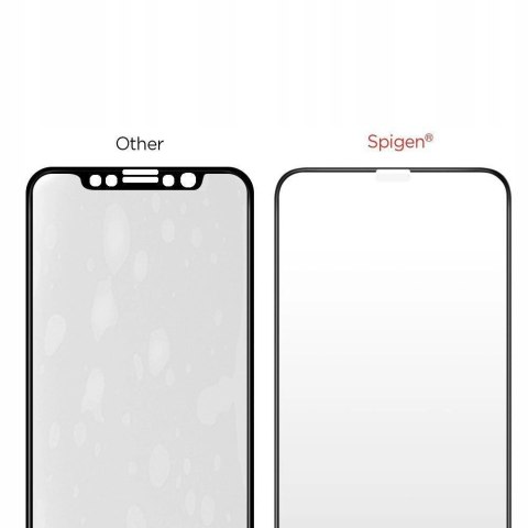 Szkło hartowane Spigen Glass FC na iPhone 11 / XR - czarne Szkło hartowane Spigen Glass FC na iPhone 11 / XR - czarne