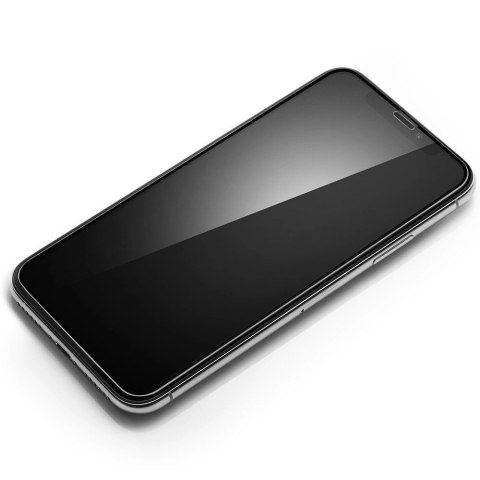 Szkło hartowane Spigen Glass FC z czarną ramką na iPhone X / XS / 11 Pro Szkło hartowane Spigen Glass FC z czarną ramką na iPhone X / XS / 11 Pro