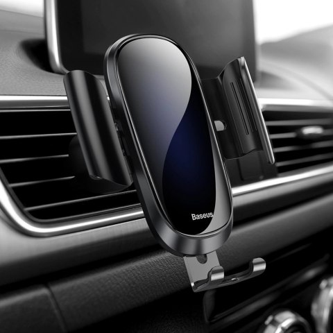 Uchwyt Baseus Future Gravity Car Mount SUYL-WL01 grawitacyjny na telefon 4-6" na kratkę nawiewu - czarny Uchwyt Baseus Future Gravity Car Mount SUYL-WL01 grawitacyjny na telefon 4-6" na kratkę nawiewu - czarny