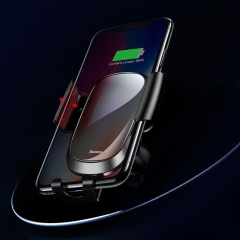 Uchwyt Baseus Future Gravity Car Mount SUYL-WL01 grawitacyjny na telefon 4-6" na kratkę nawiewu - czarny Uchwyt Baseus Future Gravity Car Mount SUYL-WL01 grawitacyjny na telefon 4-6" na kratkę nawiewu - czarny