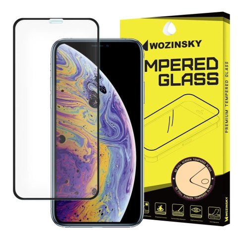Wozinsky PRO+ super wytrzymałe szkło hartowane 5D Full Glue na cały ekran z ramką iPhone 11 Pro / iPhone XS / iPhone X czarny Wozinsky PRO+ super wytrzymałe szkło hartowane 5D Full Glue na cały ekran z ramką iPhone 11 Pro / iPhone XS / iPhone X czarny