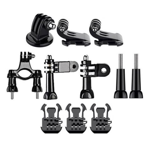 Zestaw 50 w 1 akcesoria do kamer sportowych GoPro SJCAM Zestaw 50 w 1 akcesoria do kamer sportowych GoPro SJCAM