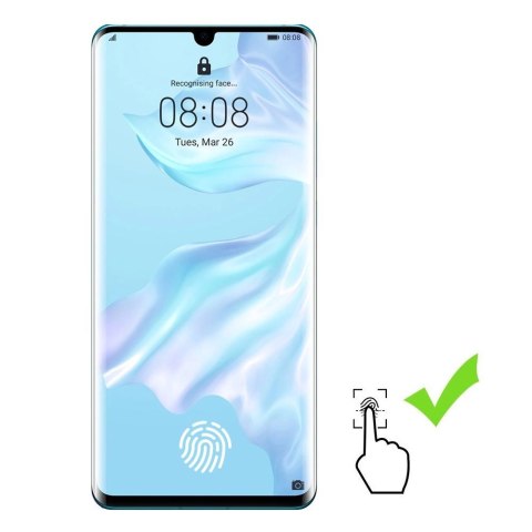 3D Edge Nano Flexi Glass folia szklana szkło hartowane na cały ekran z ramką Huawei P30 Pro przezroczysty