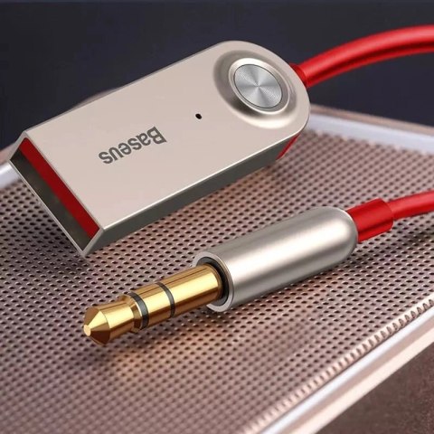 Baseus BA01 odbiornik dźwięku Bluetooth 5.0 kabel adapter audio AUX jack czarny (CABA01-01) Baseus BA01 odbiornik dźwięku Bluetooth 5.0 kabel adapter audio AUX jack czarny (CABA01-01)
