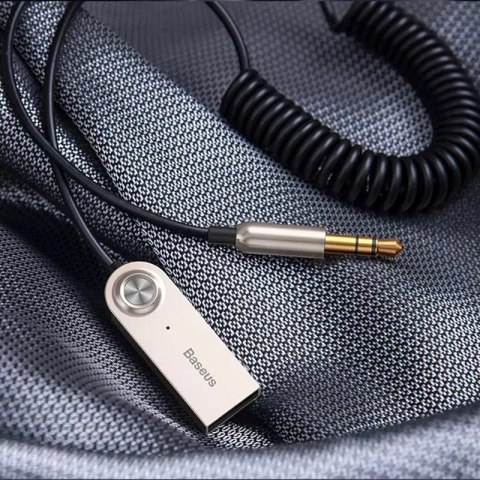 Baseus BA01 odbiornik dźwięku Bluetooth 5.0 kabel adapter audio AUX jack czarny (CABA01-01) Baseus BA01 odbiornik dźwięku Bluetooth 5.0 kabel adapter audio AUX jack czarny (CABA01-01)