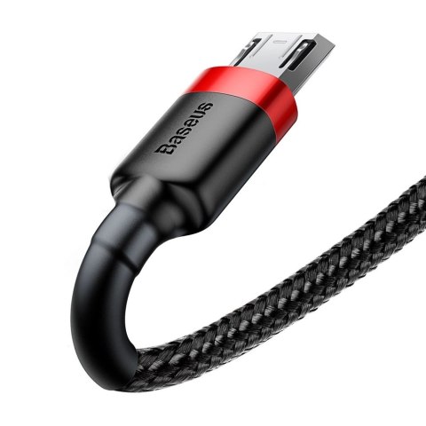 Baseus Cafule Cable wytrzymały nylonowy kabel przewód USB / micro USB 2A 3M czarno-czerwony (CAMKLF-H91) Baseus Cafule Cable wytrzymały nylonowy kabel przewód USB / micro USB 2A 3M czarno-czerwony (CAMKLF-H91)