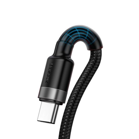 Baseus Cafule kabel przewód USB Typ C SuperCharge 40W Quick Charge 3.0 QC 3.0 1m szaro-czarny (CATKLF-PG1) Baseus Cafule kabel przewód USB Typ C SuperCharge 40W Quick Charge 3.0 QC 3.0 1m szaro-czarny (CATKLF-PG1)