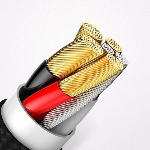 Baseus Cafule kabel przewód USB Typ C SuperCharge 40W Quick Charge 3.0 QC 3.0 1m szaro-czarny (CATKLF-PG1) Baseus Cafule kabel przewód USB Typ C SuperCharge 40W Quick Charge 3.0 QC 3.0 1m szaro-czarny (CATKLF-PG1)