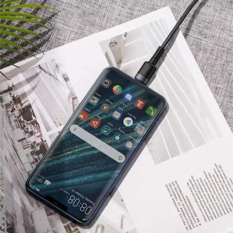 Baseus Cafule kabel przewód USB Typ C SuperCharge 40W Quick Charge 3.0 QC 3.0 1m szaro-czarny (CATKLF-PG1) Baseus Cafule kabel przewód USB Typ C SuperCharge 40W Quick Charge 3.0 QC 3.0 1m szaro-czarny (CATKLF-PG1)