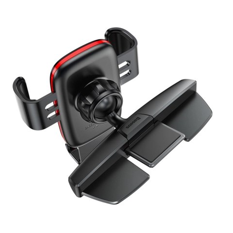 Baseus Metal Age Gravity Car Mount metalowy samochodowy uchwyt grawitacyjny na slot CD czarny (SUYL-J01) Baseus Metal Age Gravity Car Mount metalowy samochodowy uchwyt grawitacyjny na slot CD czarny (SUYL-J01)