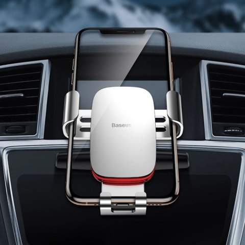 Baseus Metal Age Gravity Car Mount metalowy samochodowy uchwyt grawitacyjny na slot CD czarny (SUYL-J01) Baseus Metal Age Gravity Car Mount metalowy samochodowy uchwyt grawitacyjny na slot CD czarny (SUYL-J01)