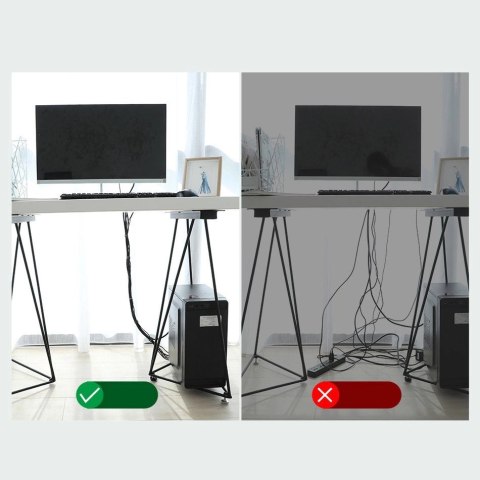 Baseus Rainbow Circle hook and loop Straps - taśma rzepowa rzep organizer kabli 1m czarny (ACMGT-E01) Baseus Rainbow Circle hook and loop Straps - taśma rzepowa rzep organizer kabli 1m czarny (ACMGT-E01)