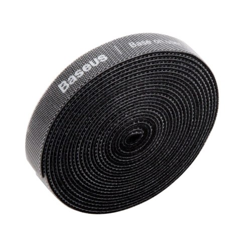 Baseus Rainbow Circle hook and loop Straps - taśma rzepowa rzep organizer kabli 3m czarny (ACMGT-F01) Baseus Rainbow Circle hook and loop Straps - taśma rzepowa rzep organizer kabli 3m czarny (ACMGT-F01)