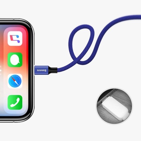 Baseus Yiven kabel przewód w materiałowym oplocie USB / Lightning 1,8M czerwony (CALYW-A09) Baseus Yiven kabel przewód w materiałowym oplocie USB / Lightning 1,8M czerwony (CALYW-A09)