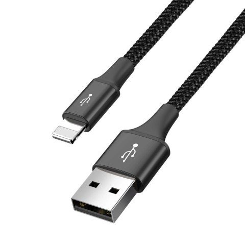Baseus kabel przewód USB 4w1 2x Lightning / USB Typ C / micro USB w nylonowym oplocie 3.5A 1.2m czarny (CA1T4-A01) Baseus kabel przewód USB 4w1 2x Lightning / USB Typ C / micro USB w nylonowym oplocie 3.5A 1.2m czarny (CA1T4-A01)