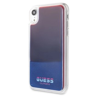 Etui Guess California Glow in the dark na iPhone Xr - czerwone