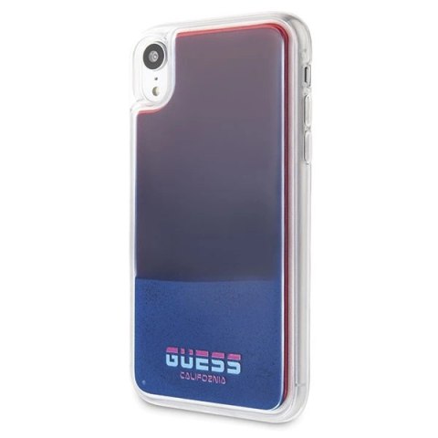 Etui Guess California Glow in the dark na iPhone Xr - czerwone Etui Guess California Glow in the dark na iPhone Xr - czerwone
