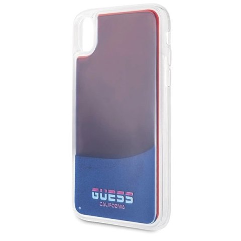 Etui Guess California Glow in the dark na iPhone Xr - czerwone Etui Guess California Glow in the dark na iPhone Xr - czerwone