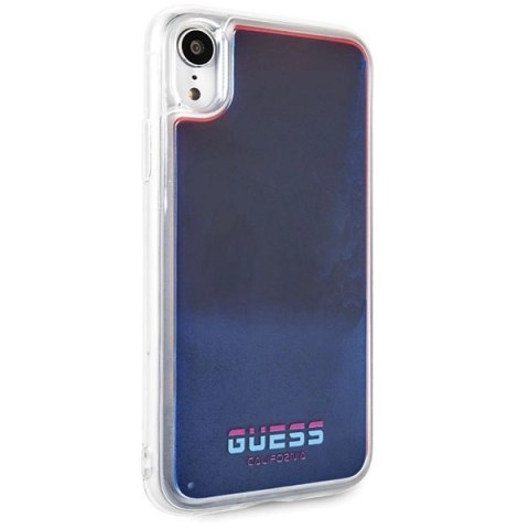 Etui Guess California Glow in the dark na iPhone Xr - czerwone Etui Guess California Glow in the dark na iPhone Xr - czerwone