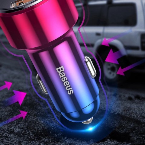 Ładowarka Baseus Magic Series PPS CCMLC20C-01 samochodowa 45W USB-C PD / USB-A QC - czarna Ładowarka Baseus Magic Series PPS CCMLC20C-01 samochodowa 45W USB-C PD / USB-A QC - czarna