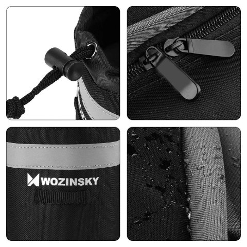 Wozinsky torba rowerowa na bagażnik z paskiem na ramię 6l czarny (WBB3BK) Wozinsky torba rowerowa na bagażnik z paskiem na ramię 6l czarny (WBB3BK)