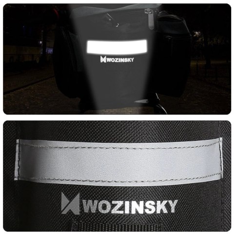 Wozinsky torba rowerowa na bagażnik z paskiem na ramię 6l czarny (WBB3BK) Wozinsky torba rowerowa na bagażnik z paskiem na ramię 6l czarny (WBB3BK)