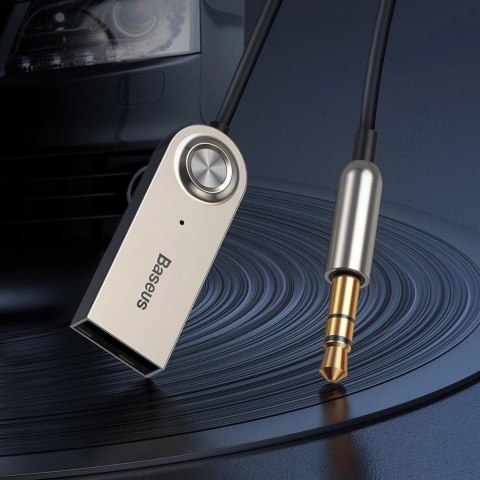 Baseus BA01 odbiornik dźwięku Bluetooth 5.0 kabel USB adapter audio AUX jack czarny (CABA01-01) Baseus BA01 odbiornik dźwięku Bluetooth 5.0 kabel USB adapter audio AUX jack czarny (CABA01-01)