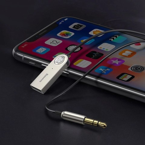 Baseus BA01 odbiornik dźwięku Bluetooth 5.0 kabel USB adapter audio AUX jack czarny (CABA01-01) Baseus BA01 odbiornik dźwięku Bluetooth 5.0 kabel USB adapter audio AUX jack czarny (CABA01-01)