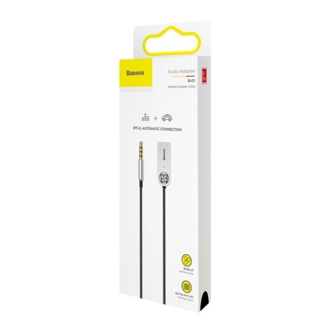 Baseus BA01 odbiornik dźwięku Bluetooth 5.0 kabel USB adapter audio AUX jack czarny (CABA01-01) Baseus BA01 odbiornik dźwięku Bluetooth 5.0 kabel USB adapter audio AUX jack czarny (CABA01-01)