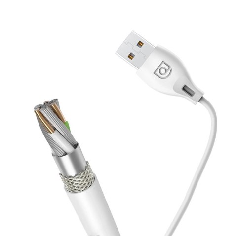 Dudao przewód kabel USB / Lightning 2.4A 1m biały (L4L 1m white) Dudao przewód kabel USB / Lightning 2.4A 1m biały (L4L 1m white)