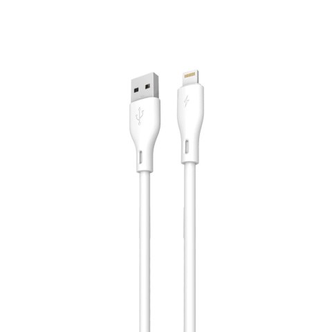 Dudao przewód kabel USB / Lightning 3A 1m biały (L2L 1m white) Dudao przewód kabel USB / Lightning 3A 1m biały (L2L 1m white)