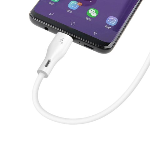Dudao przewód kabel USB / USB Typ C 5A 1m biały (L2T 1m white)