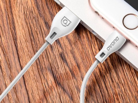 Dudao przewód kabel micro USB 2.4A 1m biały (L4M 1m white) Dudao przewód kabel micro USB 2.4A 1m biały (L4M 1m white)