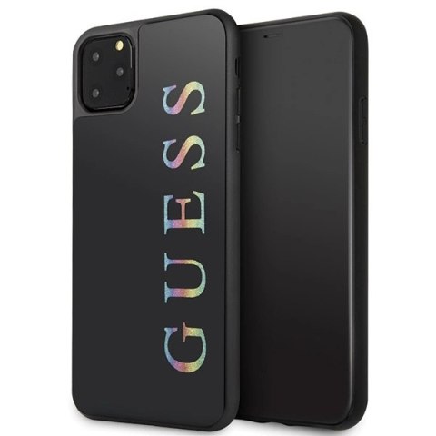 Etui Guess Glitter Logo na iPhone 11 Pro Max - czarne Etui Guess Glitter Logo na iPhone 11 Pro Max - czarne