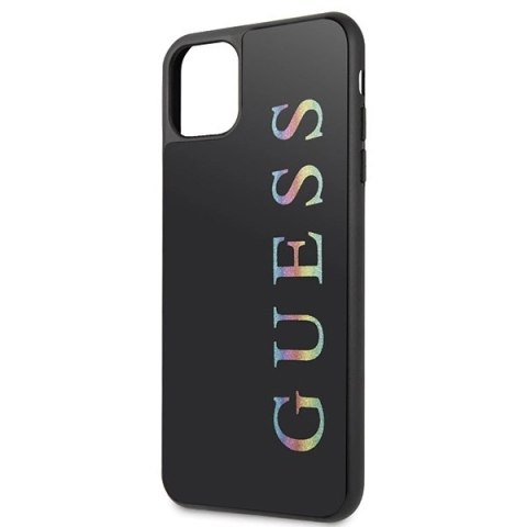 Etui Guess Glitter Logo na iPhone 11 Pro Max - czarne Etui Guess Glitter Logo na iPhone 11 Pro Max - czarne