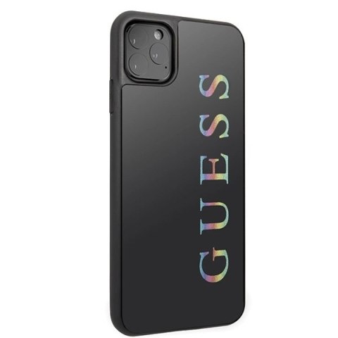 Etui Guess Glitter Logo na iPhone 11 Pro Max - czarne Etui Guess Glitter Logo na iPhone 11 Pro Max - czarne