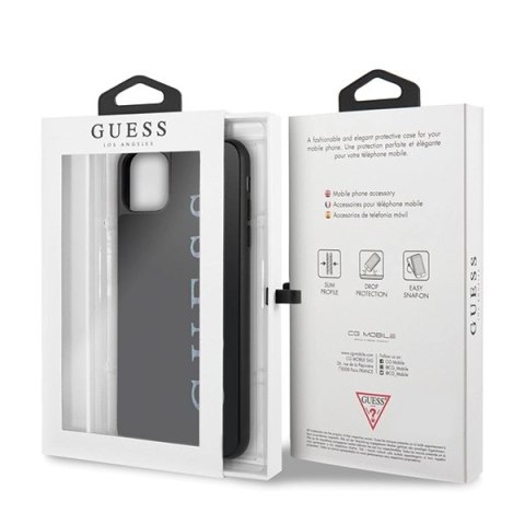 Etui Guess Glitter Logo na iPhone 11 Pro Max - czarne Etui Guess Glitter Logo na iPhone 11 Pro Max - czarne