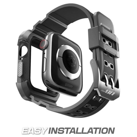 Etui z paskiem Supcase Unicorn Beetle Pro na Apple Watch 4/5/6/7/8/SE (44/45 mm) - czarne Etui z paskiem Supcase Unicorn Beetle Pro na Apple Watch 4/5/6/7/8/SE (44/45 mm) - czarne