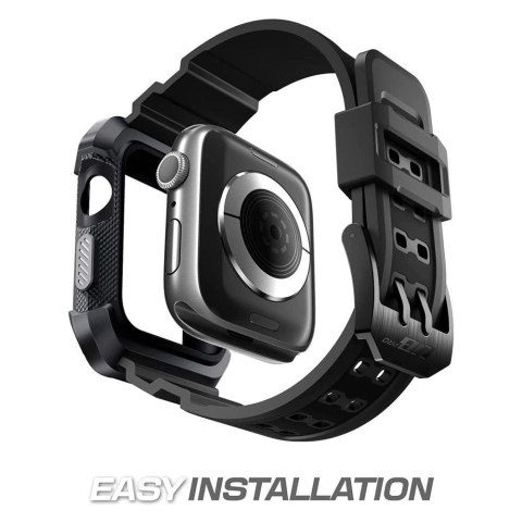 Etui z paskiem Supcase Unicorn Beetle Pro na Apple Watch 4/5/6/7/8/SE (44/45 mm) - czarne Etui z paskiem Supcase Unicorn Beetle Pro na Apple Watch 4/5/6/7/8/SE (44/45 mm) - czarne