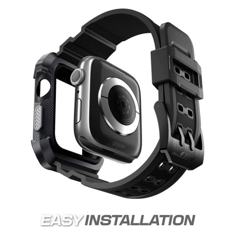 Etui z paskiem Supcase Unicorn Beetle Pro na Apple Watch 4/5/6/7/8/SE (44/45 mm) - czarne Etui z paskiem Supcase Unicorn Beetle Pro na Apple Watch 4/5/6/7/8/SE (44/45 mm) - czarne