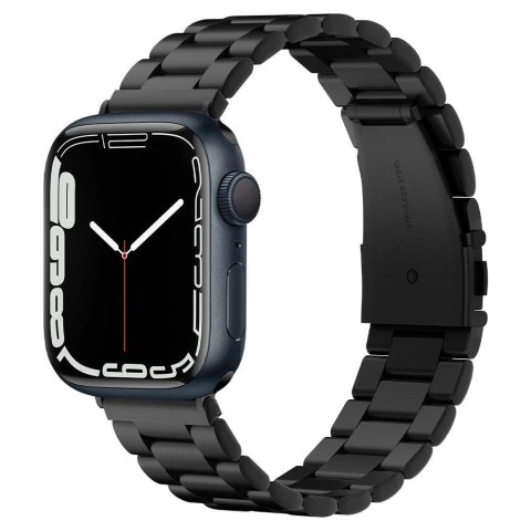 Pasek Spigen Modern Fit Band na Apple Watch 4 / 5 / 6 / 7 / 8 / SE / Ultra (42/44/45/49 mm) - czarny Pasek Spigen Modern Fit Band na Apple Watch 4 / 5 / 6 / 7 / 8 / SE / Ultra (42/44/45/49 mm) - czarny