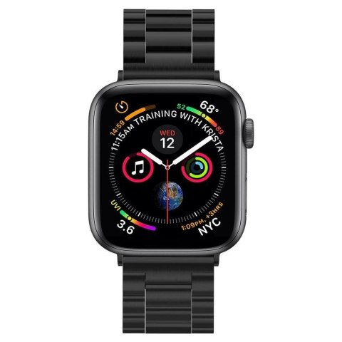 Pasek Spigen Modern Fit Band na Apple Watch 4 / 5 / 6 / 7 / 8 / SE / Ultra (42/44/45/49 mm) - czarny Pasek Spigen Modern Fit Band na Apple Watch 4 / 5 / 6 / 7 / 8 / SE / Ultra (42/44/45/49 mm) - czarny